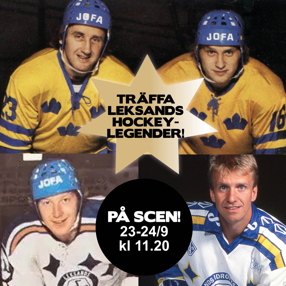 Hockeyspelare från laget Leksand